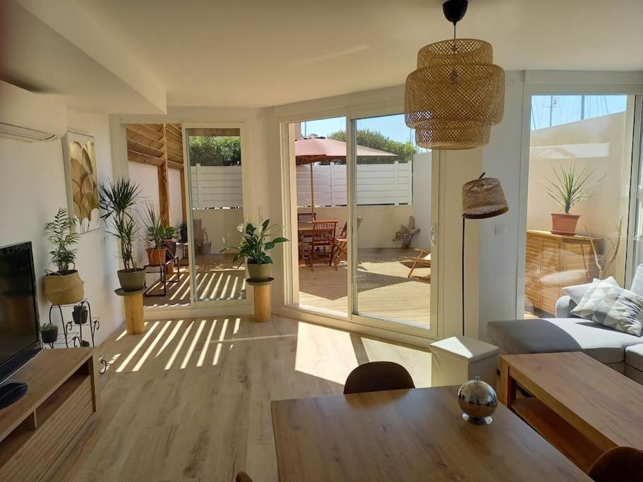 Appartement 100 M2 Terrasse Piscine Gruissan Zewnętrze zdjęcie